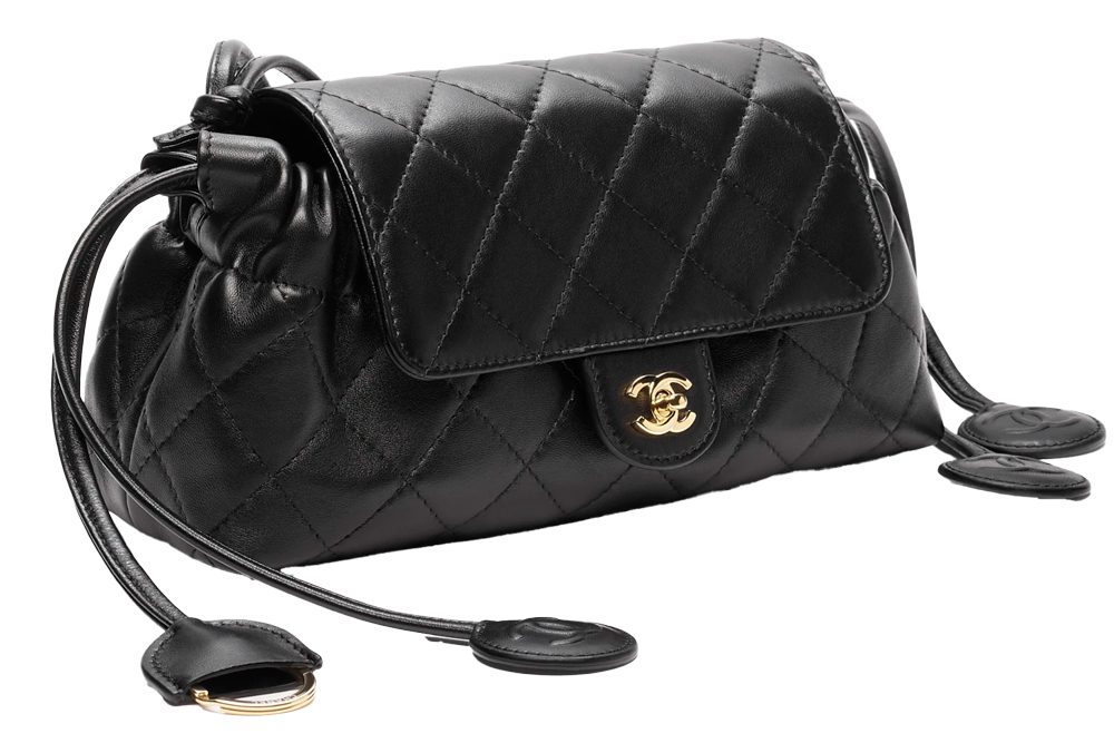 Chanel Clutch With Leather Strap