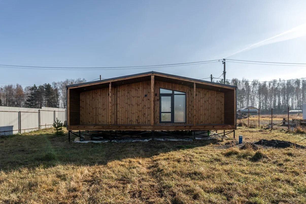 Каркасный дом Восток 60+20, самый большой, 85 м², кадр 2 со сдачи объекта