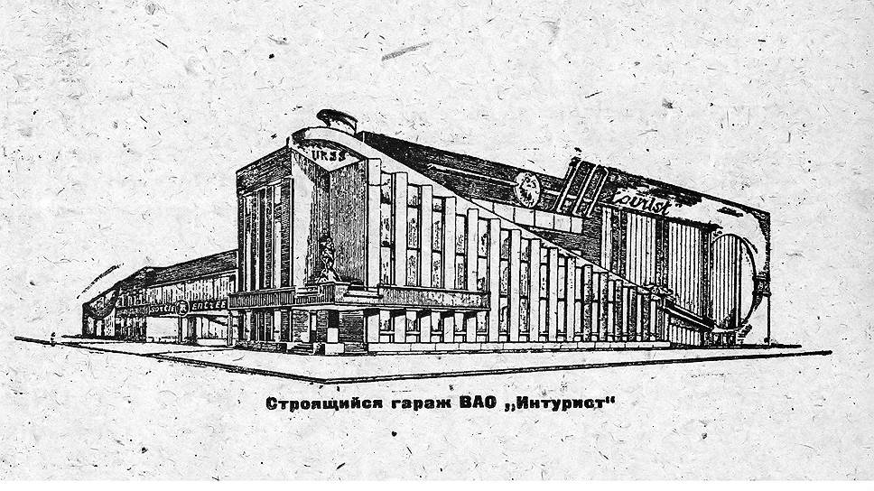 Строящийся гараж «Инутрист»