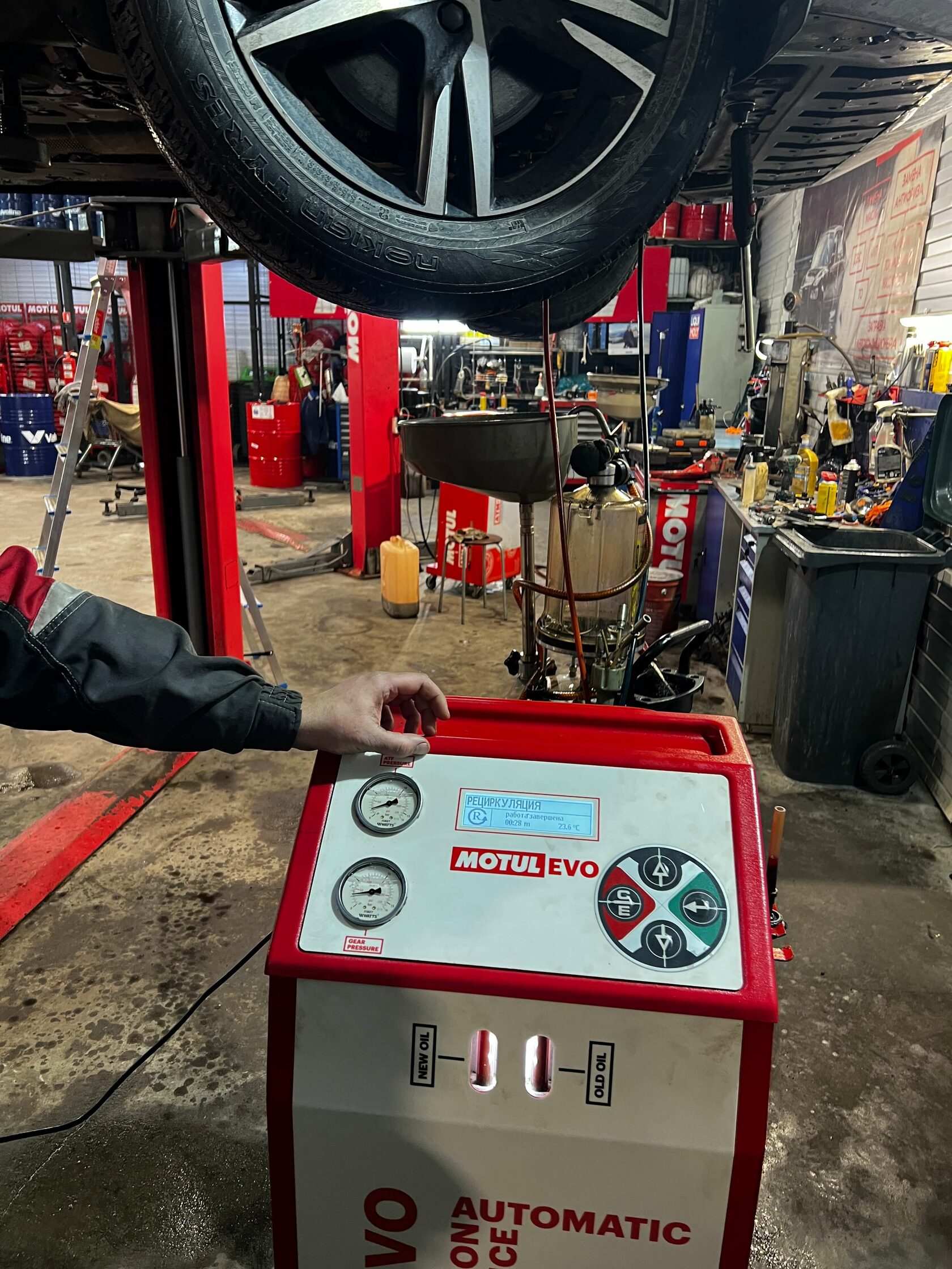 Финальный результат чистоты масла