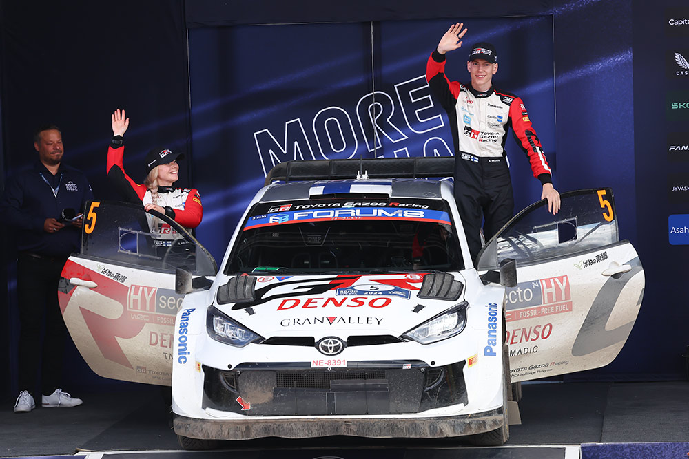 Сами Паяри и Энни Мялкёнен, Toyota GR Yaris Rally1, ралли Финляндия 2024/Фото: Toyota Gazoo Racing WRT