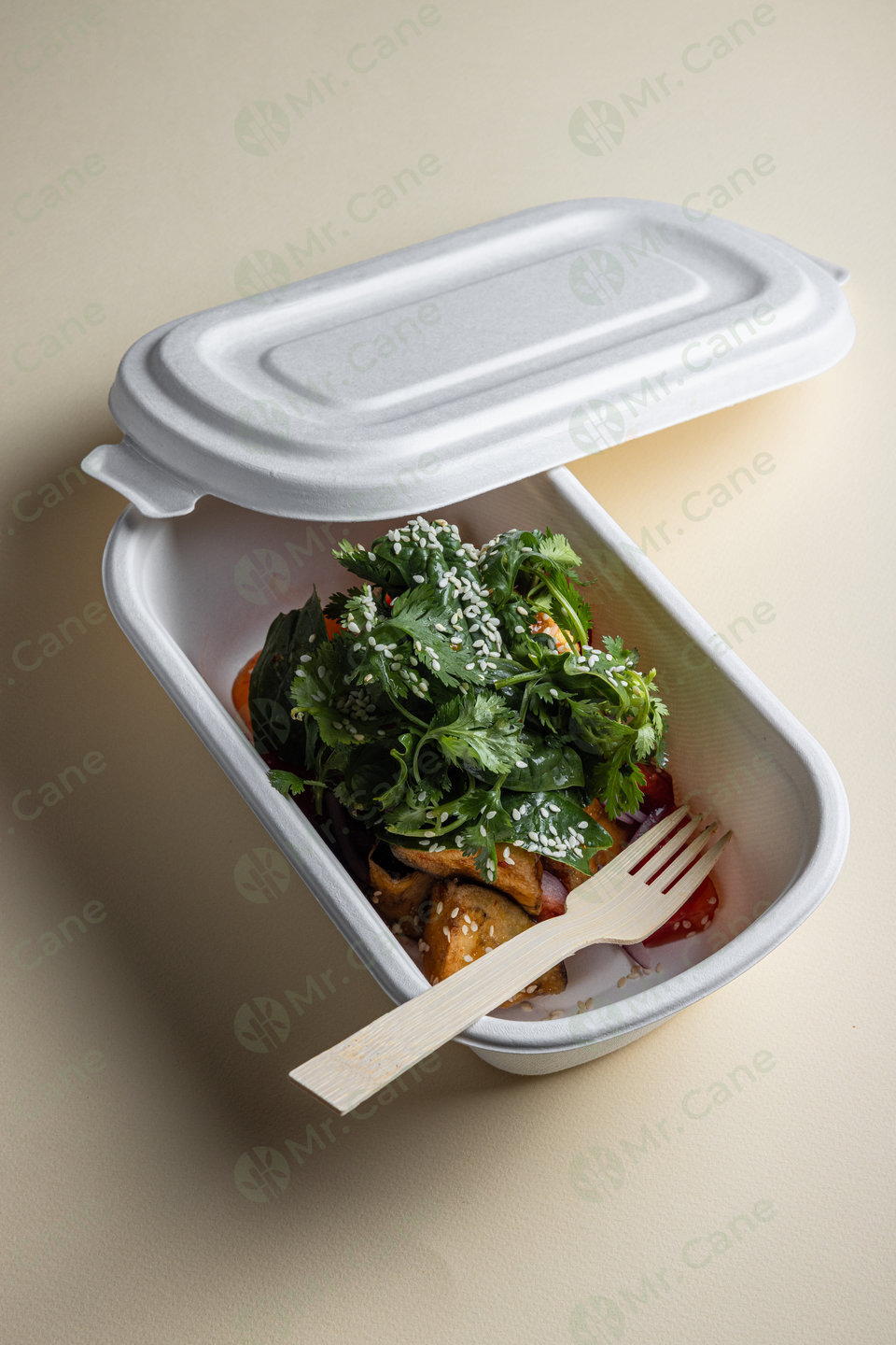 вилка из бамбука