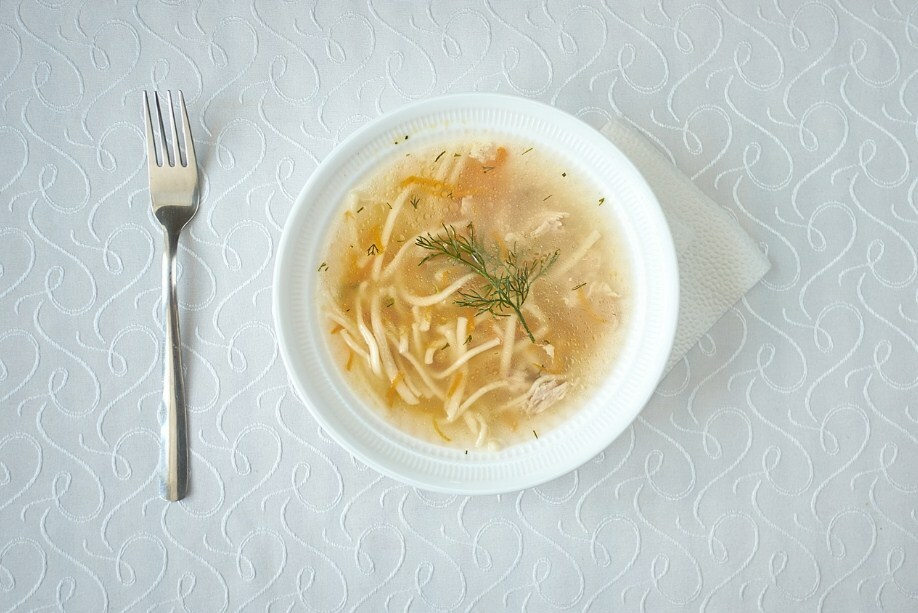 Лапша для супа из жидкого теста