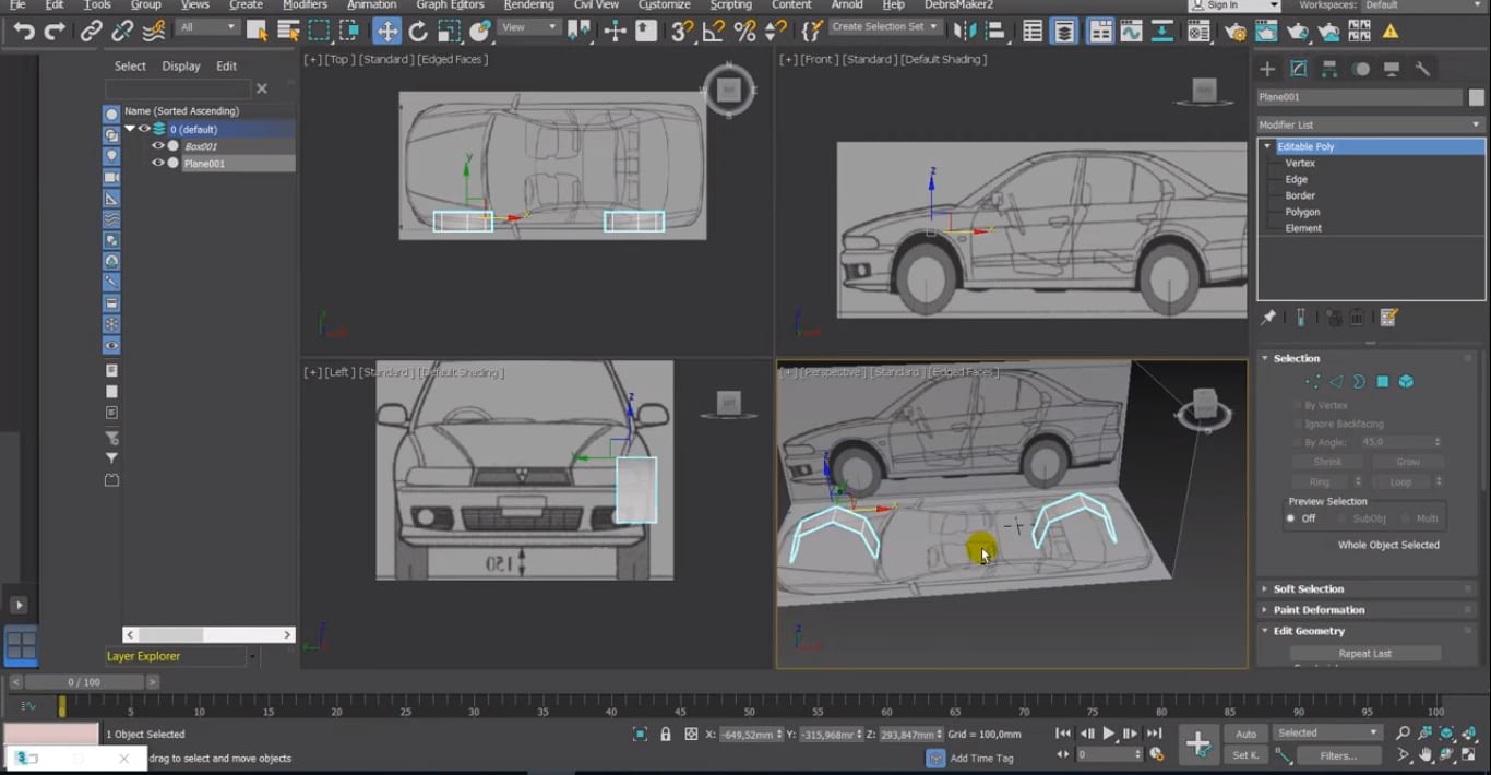 Как создать модель автомобиля в 3ds Max – подробная инструкция