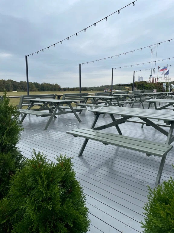 летняя веранда Аэро кафе, аэродром Финам