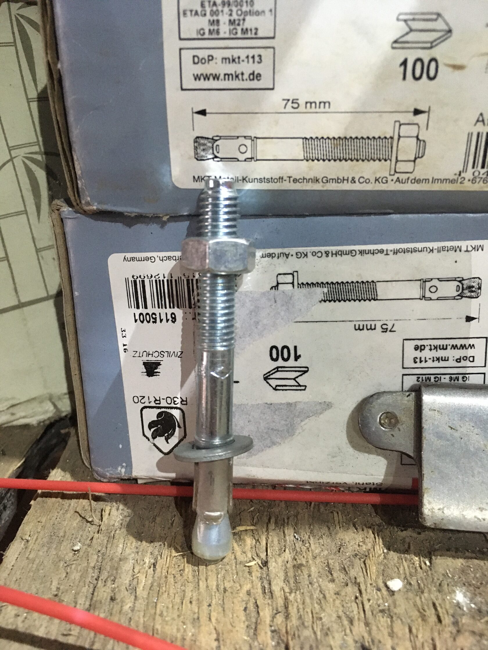 анкер забивной м16 гор.