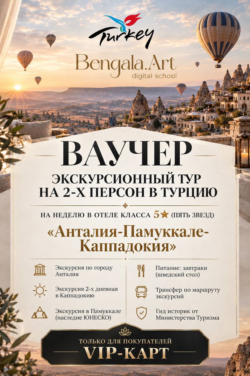 Ваучер в Турцию Bengala.Art