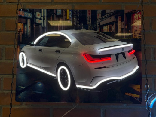 Неоновая вывеска Авто/Мото 2