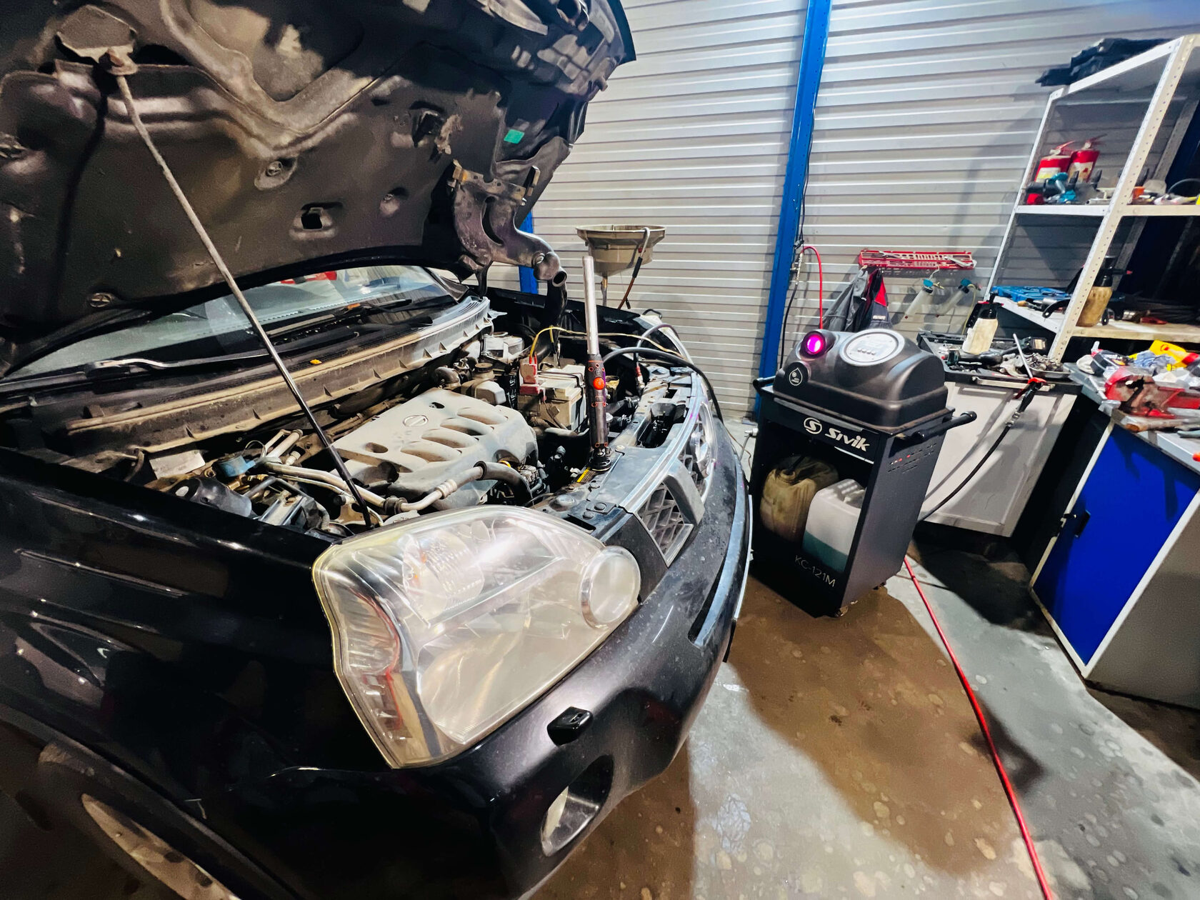 Финал работ Замена антифриза аппаратная успешно завершена