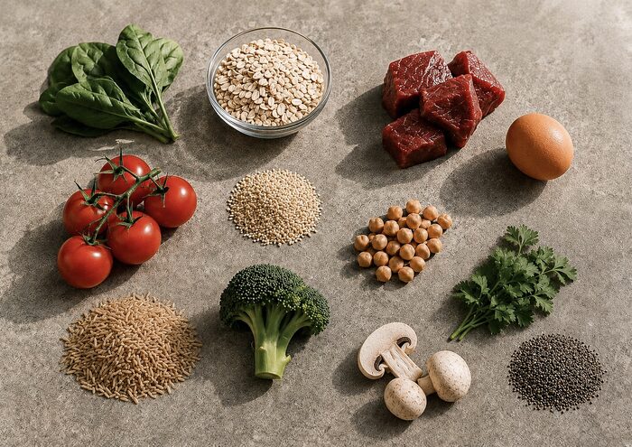 Real food ingredients used for product development