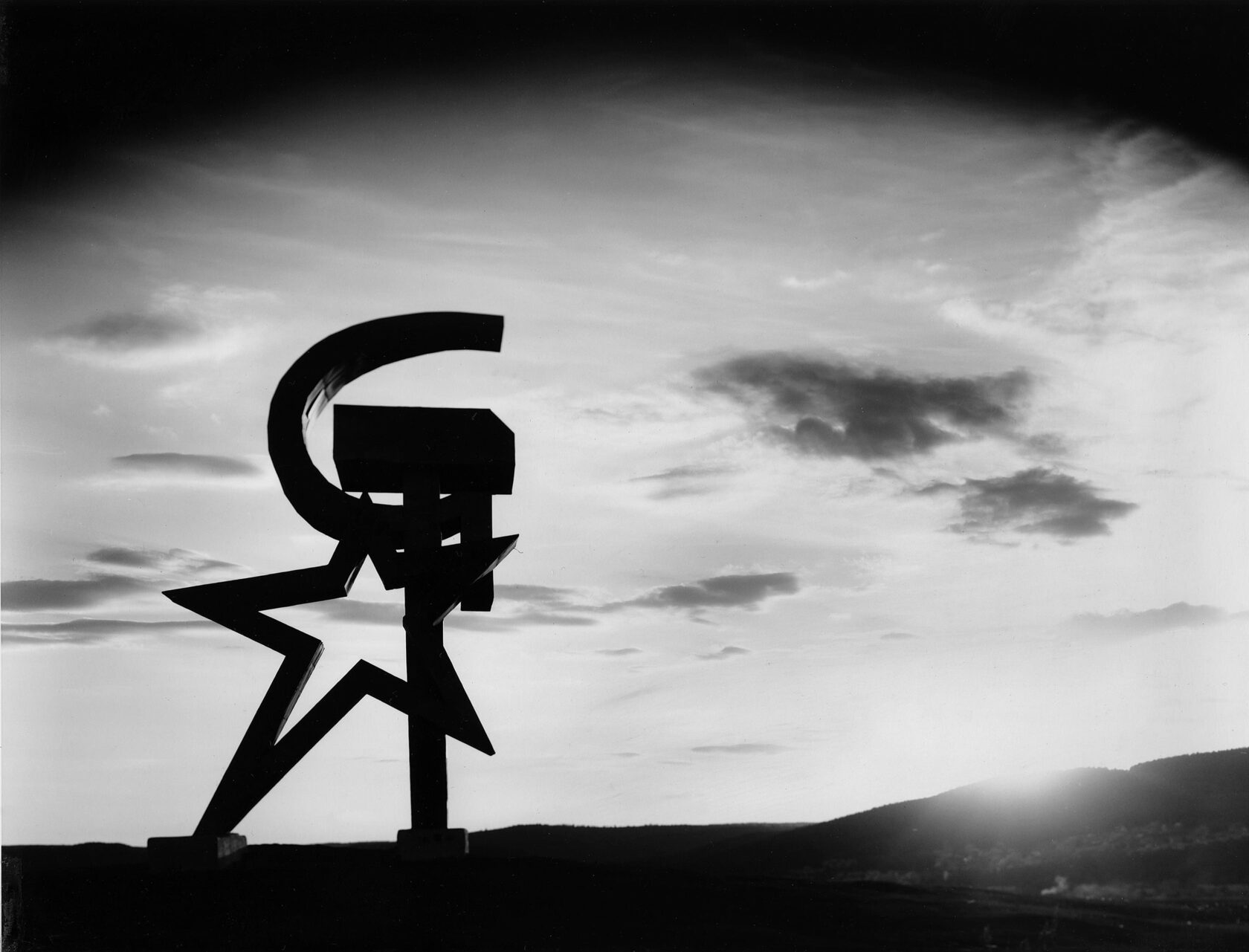Hammer and Sickle. Russia. 4x5 BW Negative. 2012