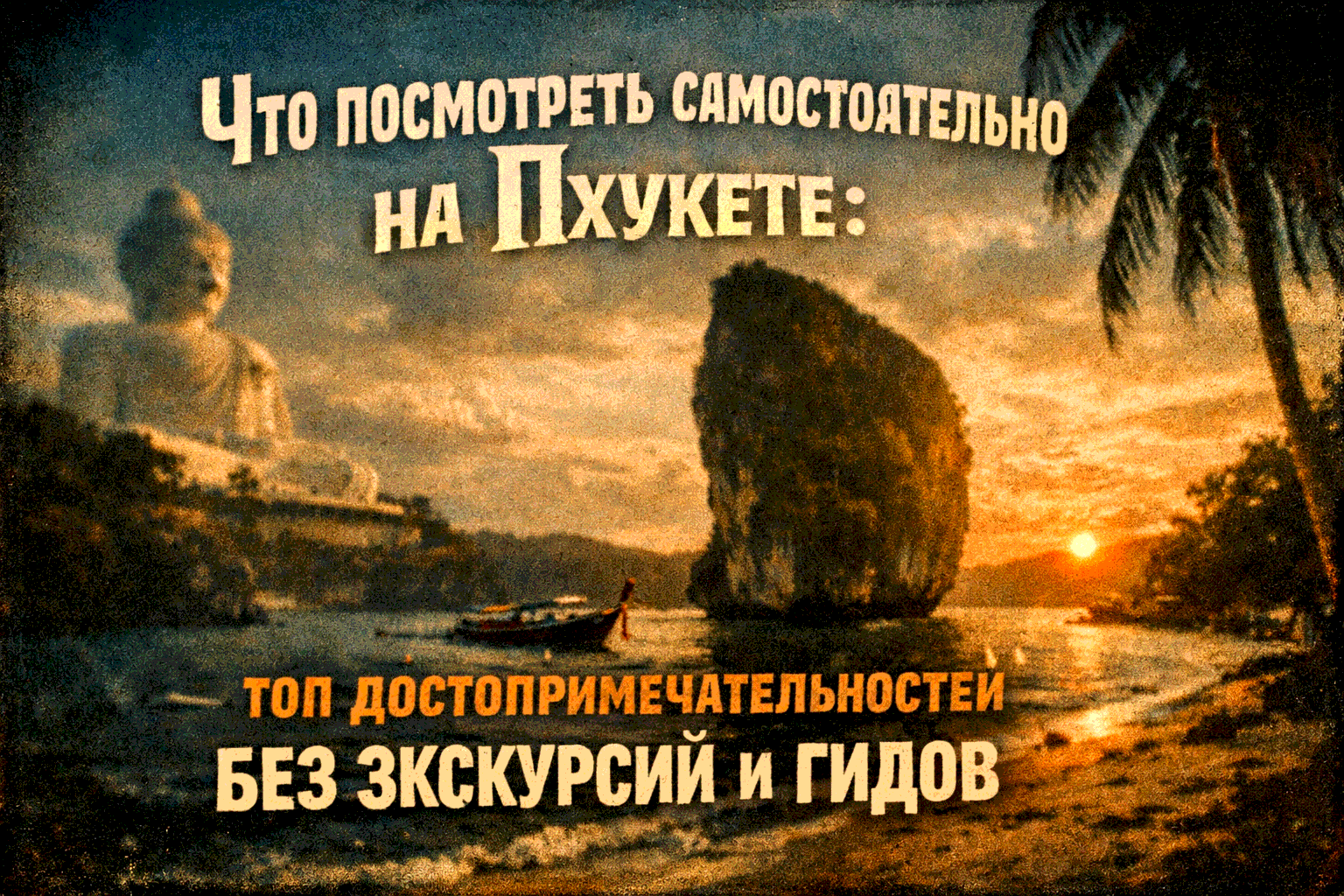 самостоятельный Пхукет — свобода и экономия Представьте: вы на байке едете по живописным дорогам, останавливаетесь у скрытого пляжа или поднимаетесь на смотровую площадку на закате — без толпы туристов и переплат за экскурсии. Самостоятельное исследование