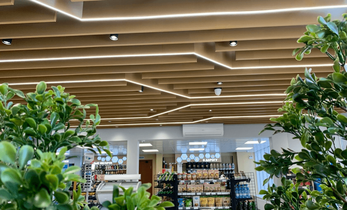 Монтаж подвесных металлических потолков – цена под ключ