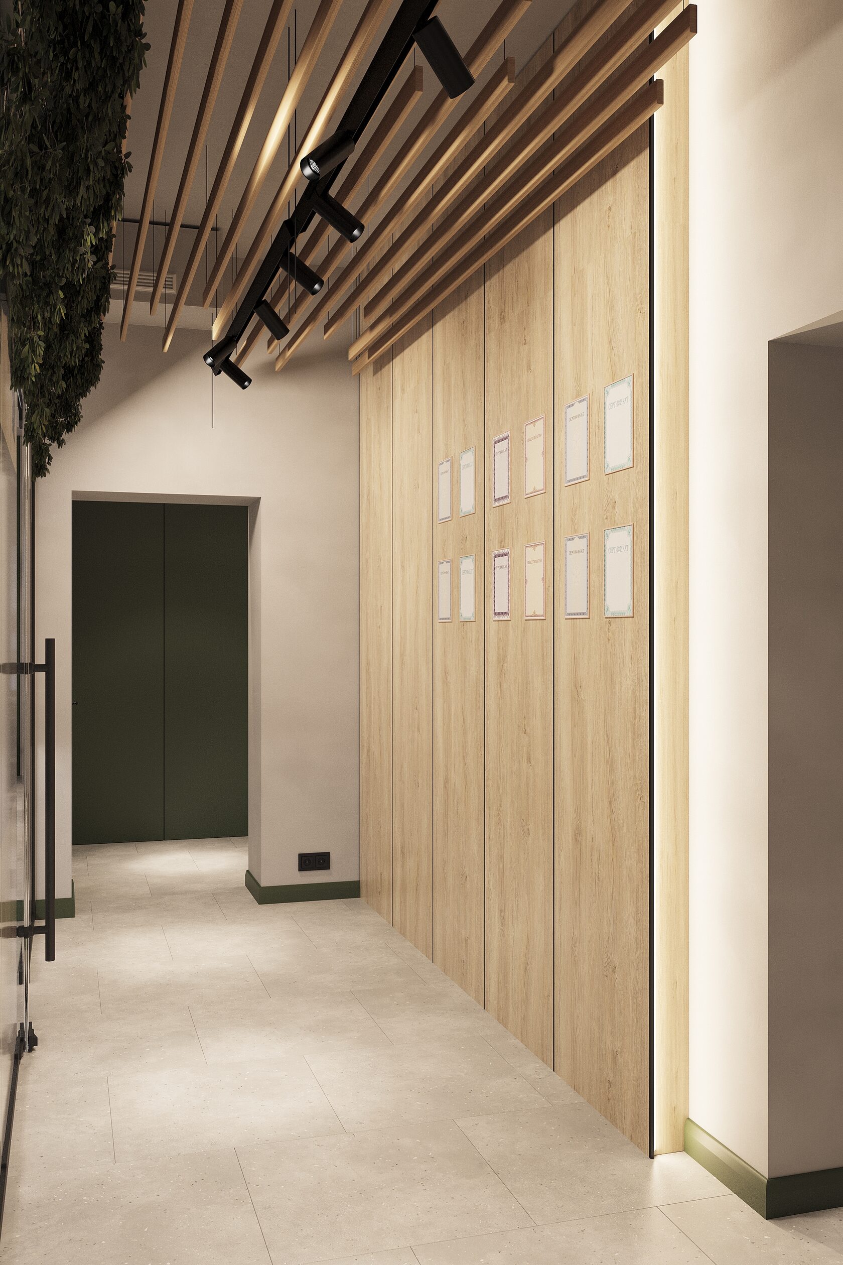 деревянные панели на стенах в интерьере