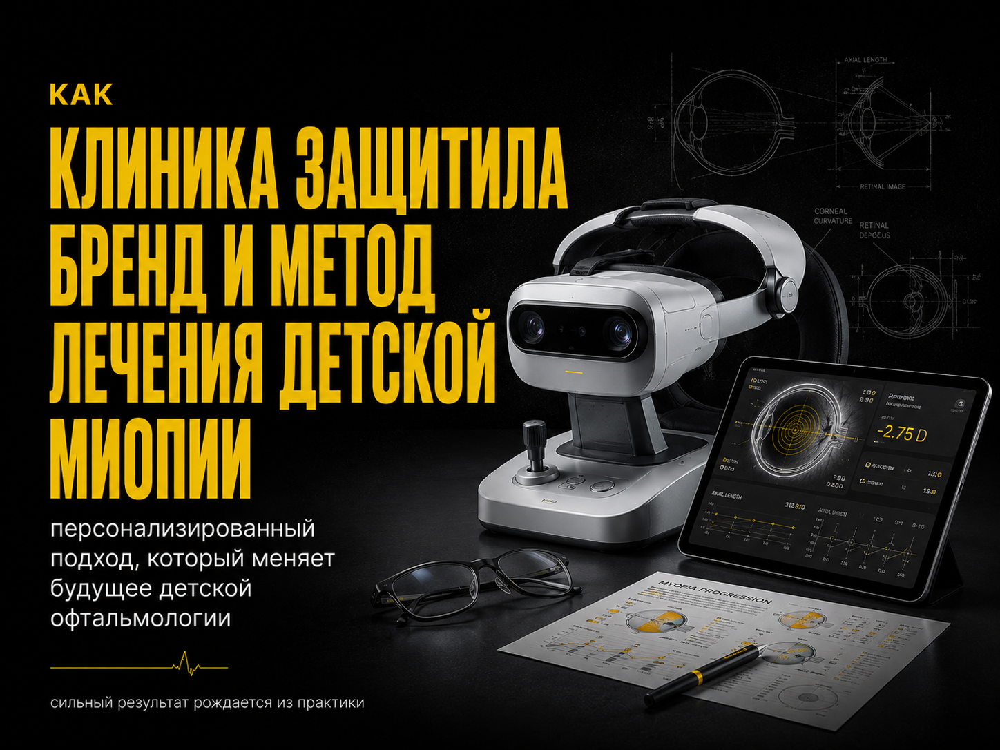 Клиника Академоптика — защита бренда Myophone и патентование метода лечения детской миопии