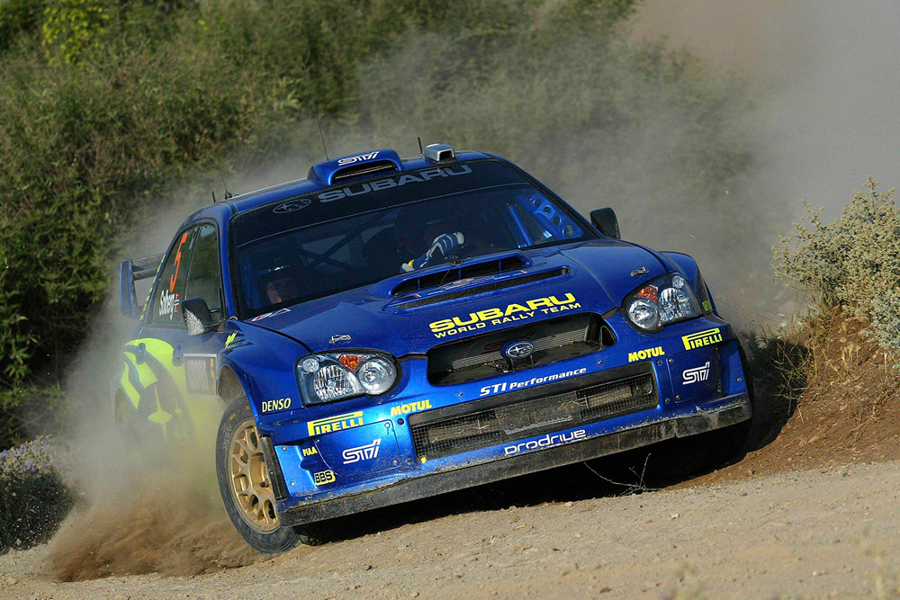 Петтер Сольберг и Фил Миллз, Subaru Impreza S11 WRC '05 (LC54 WRC), ралли Акрополь 2005