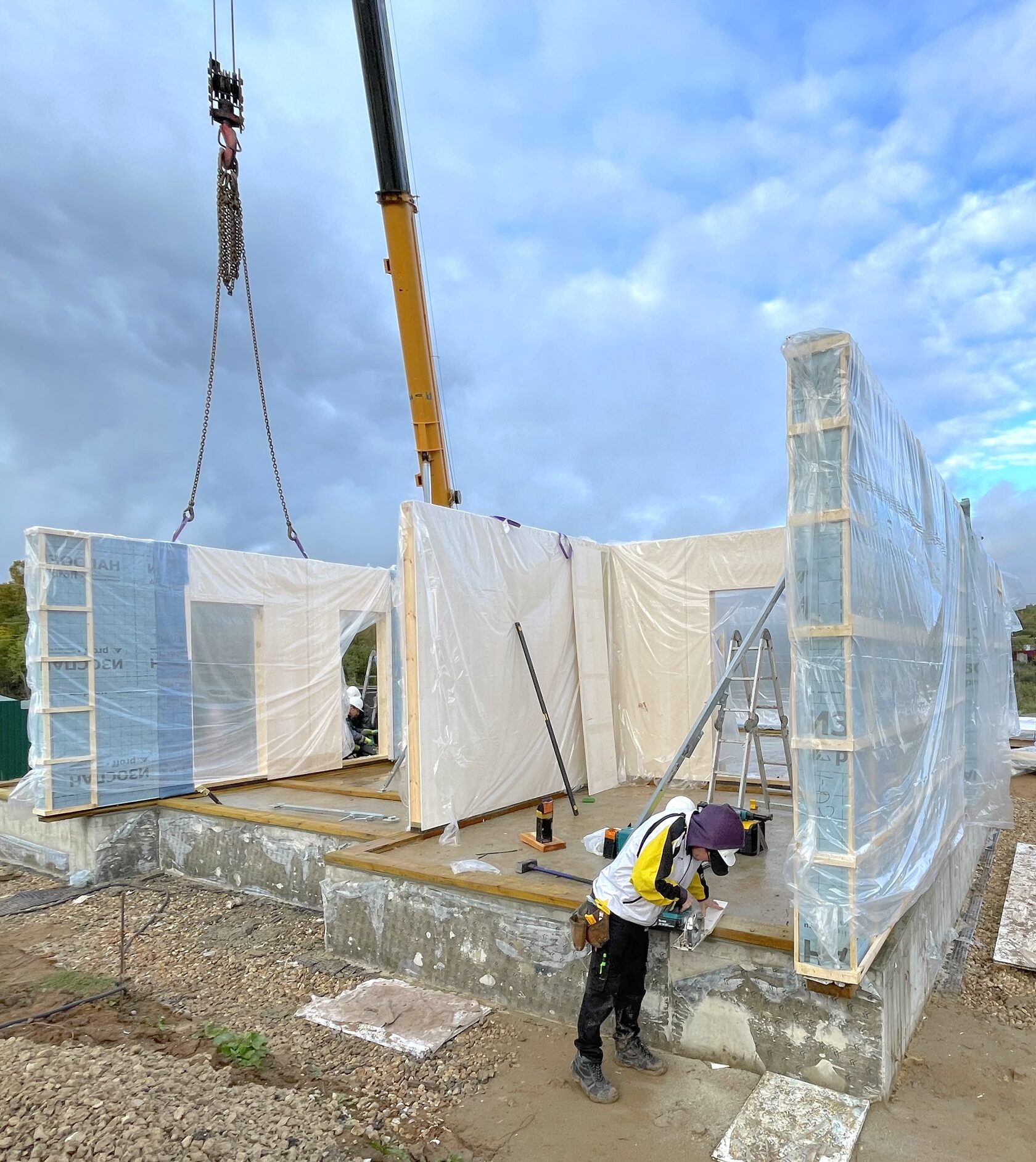 Сборка панелей