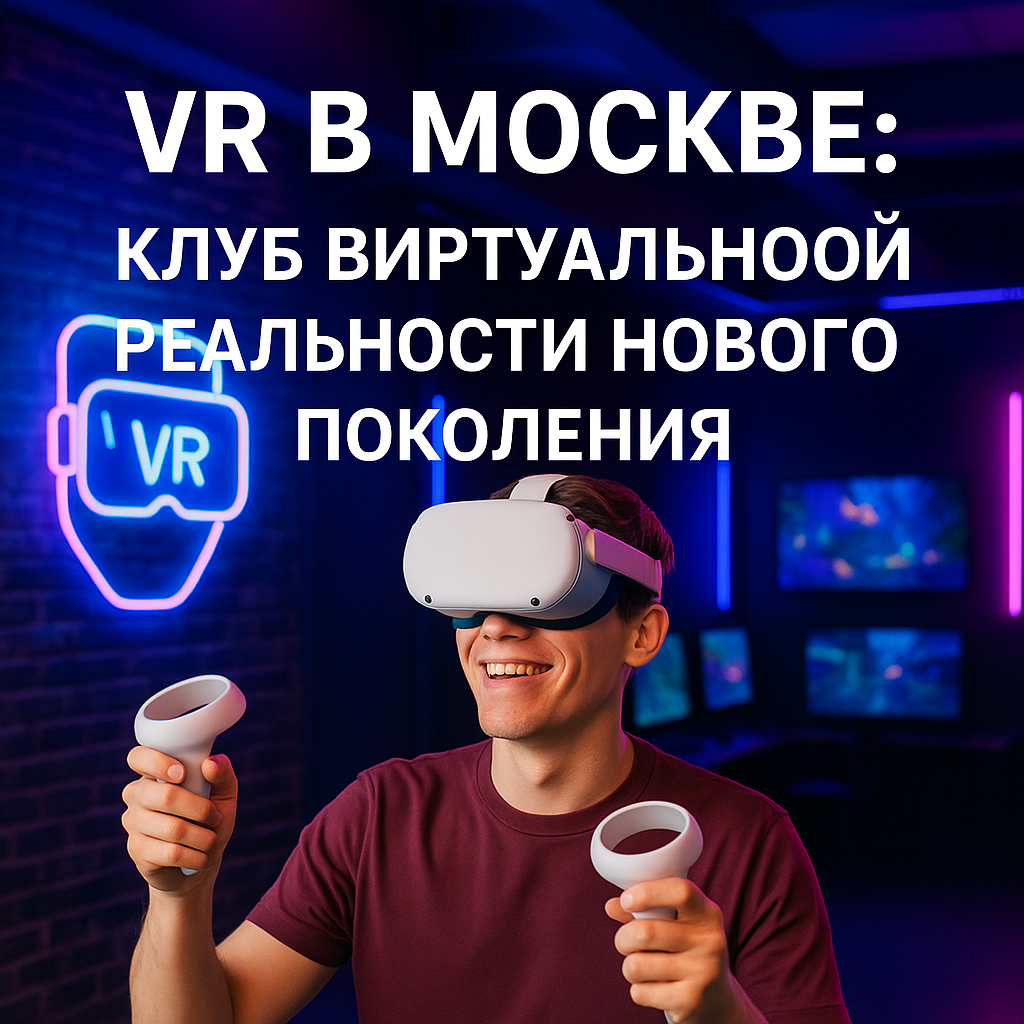 Современный VR клуб в Москве — игровые зоны и оборудование