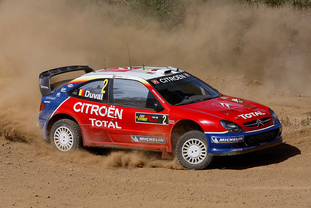 Франсуа Дюваль и Стефан Прево, Citroën Xsara WRC (725 CZF 78), ралли Кипр 2005