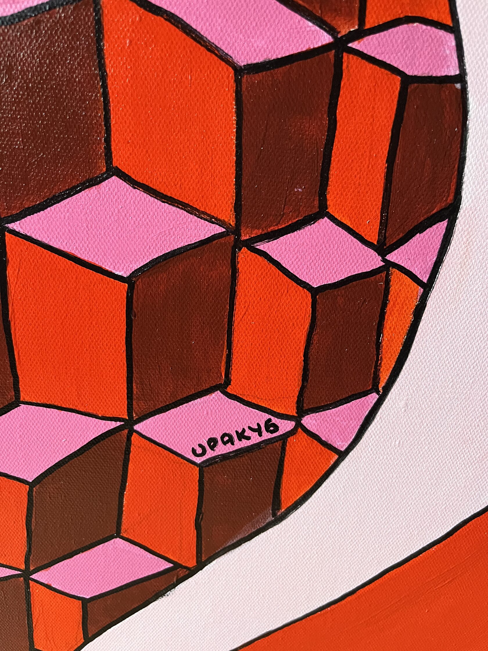 Ира Куб картина Гранат фрагмент
