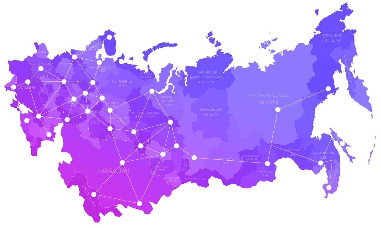 Карта доставка по россии