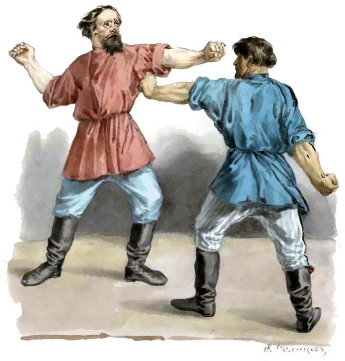 федор солнцев «кулачный бой» (1836)
