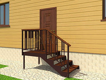 Лестницы для крыльца | купить лестницу из металла на крыльцо