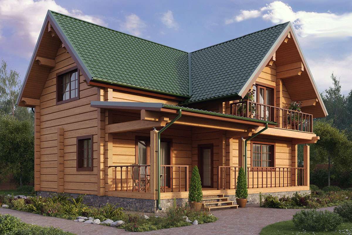 Комель House – cтроительство дома из профилированного бруса в Новосибирске