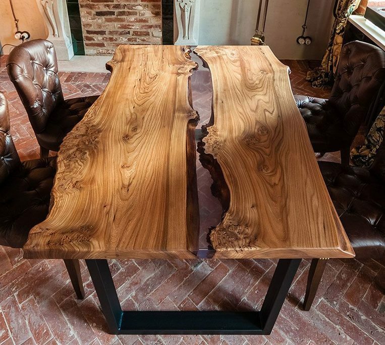 Luxtable tavoli in legno massello e resina epossidica su misura