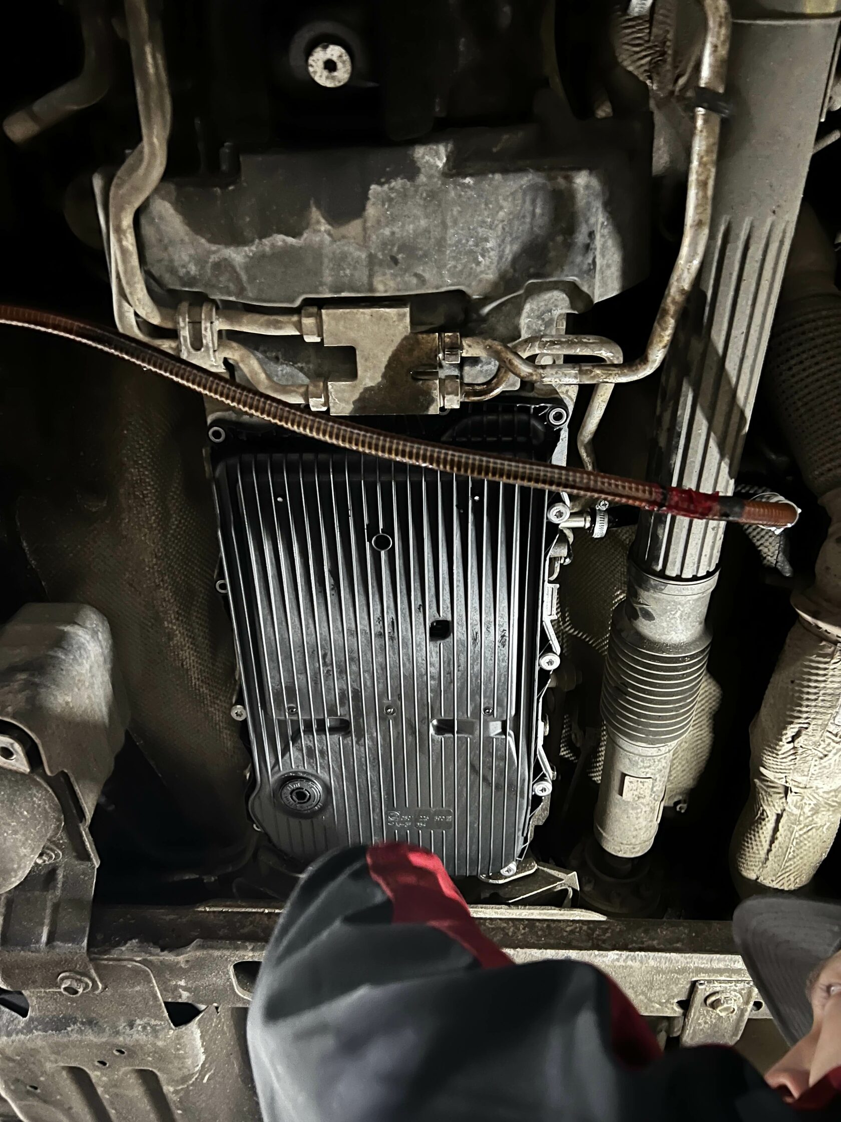 Установка нового поддона-фильтра ZF на Jeep