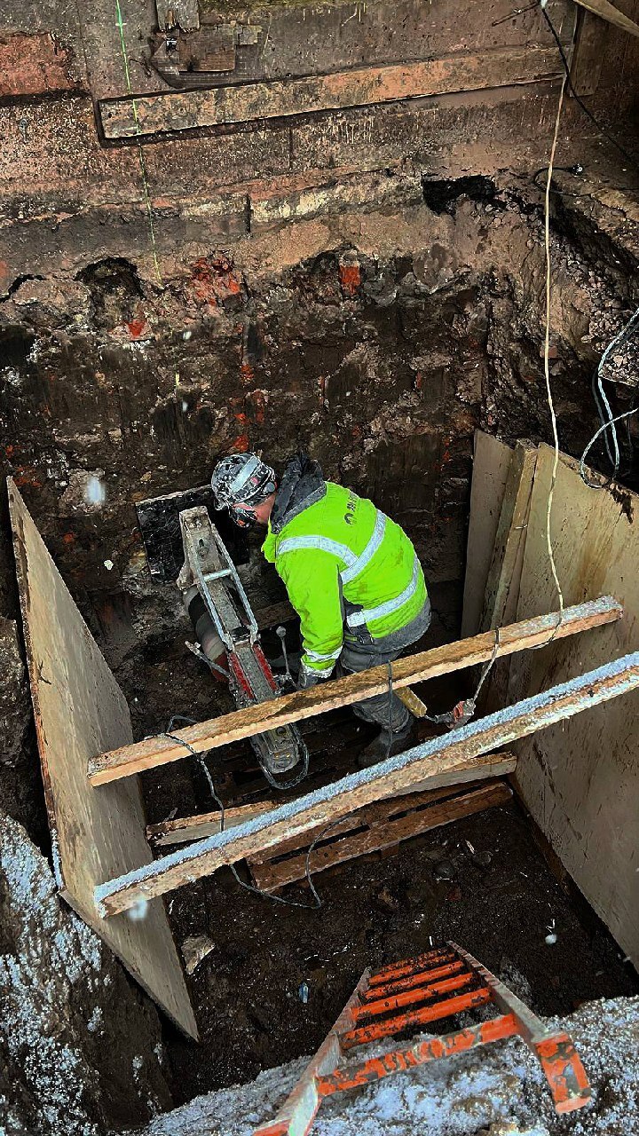 Алмазное бурение зимой