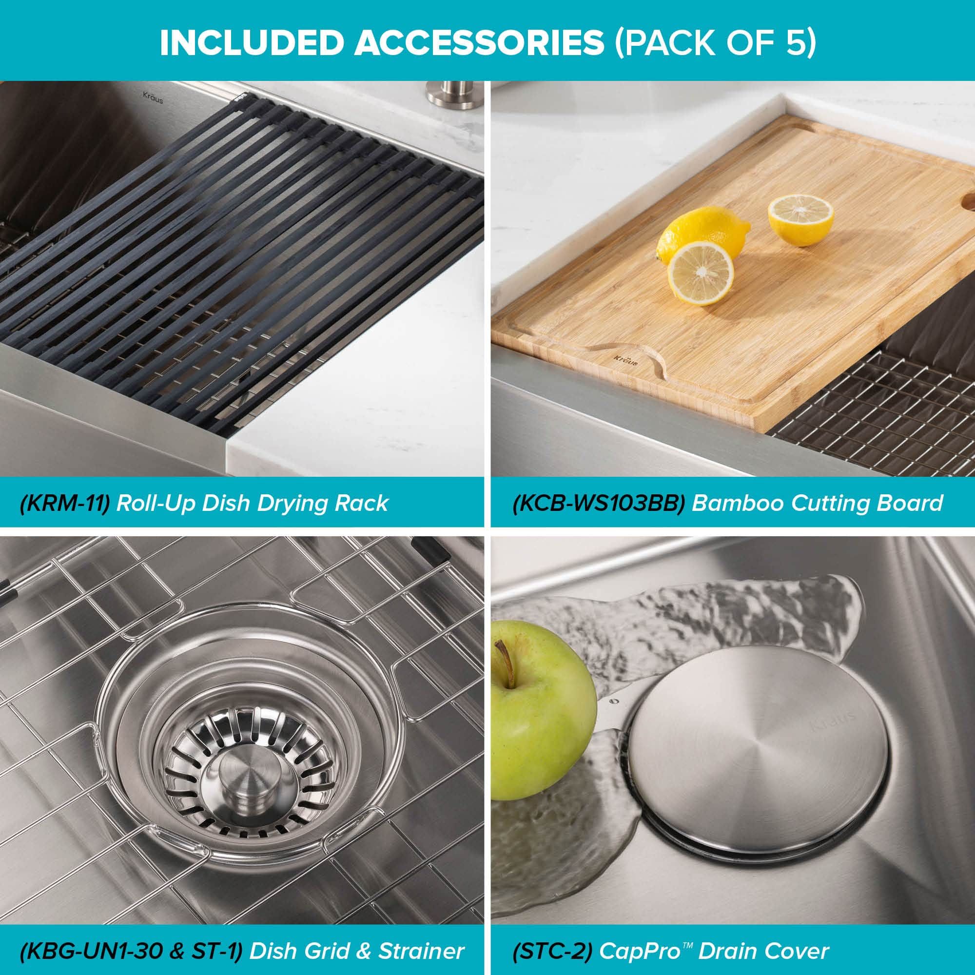 Кухонная мойка Kraus KWF210-33 - изображение 5