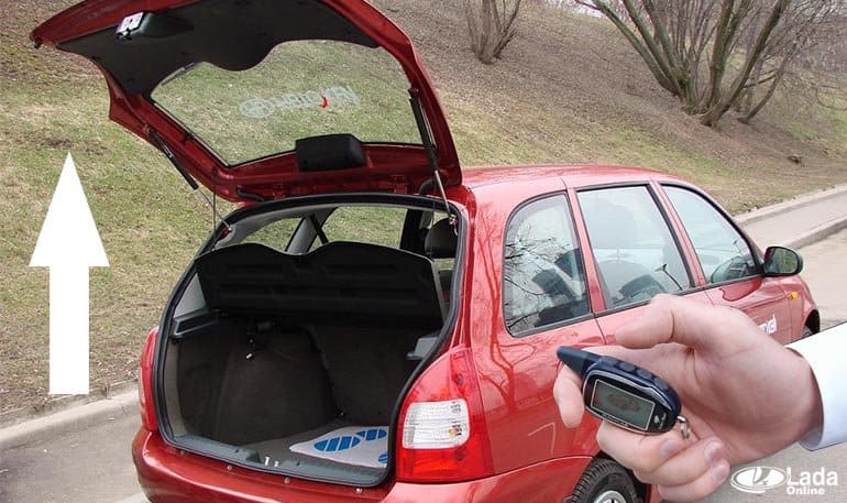 вскрытие багажника
