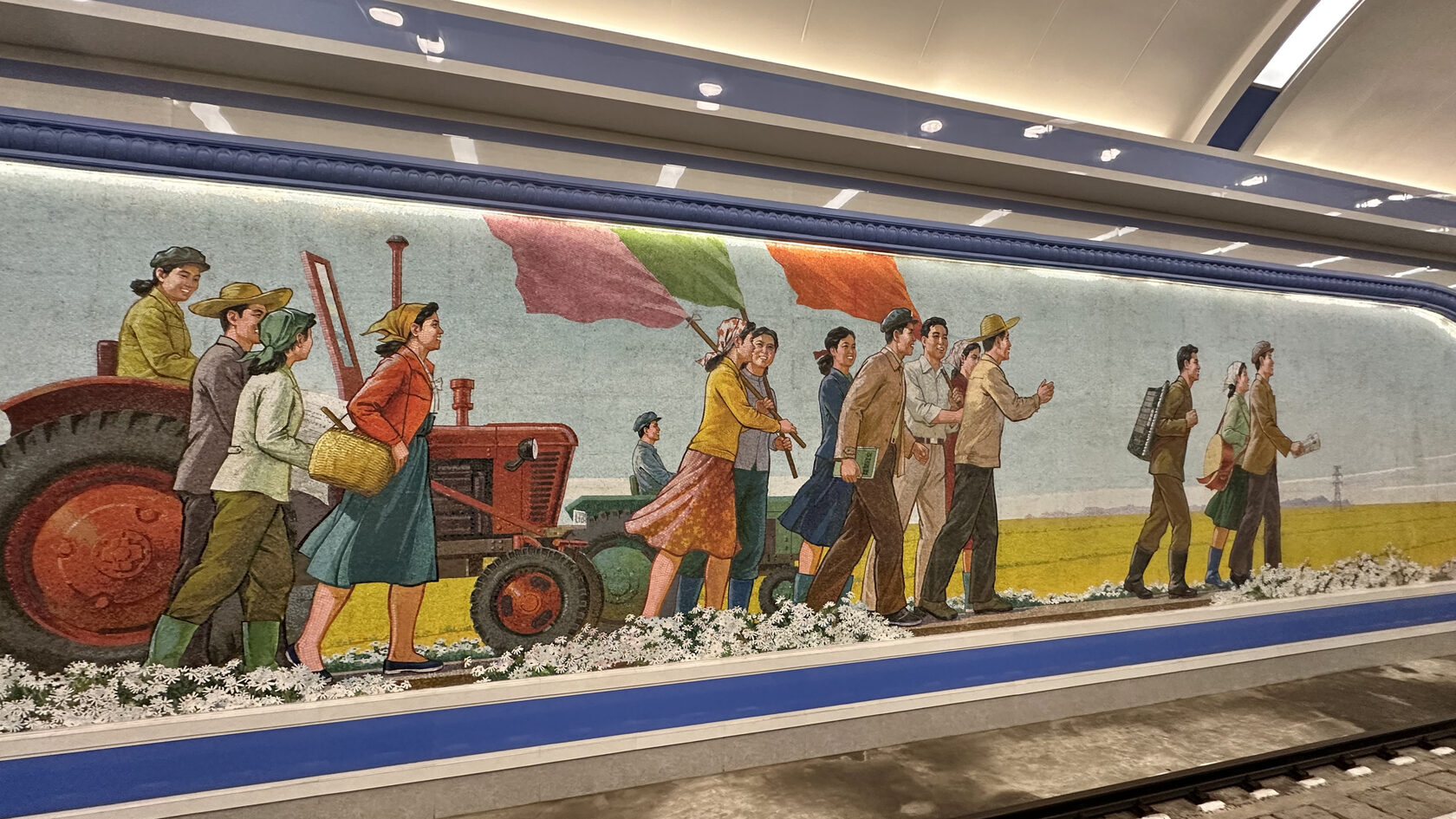 Метро. Пхеньян. КНДР (Северная Корея)