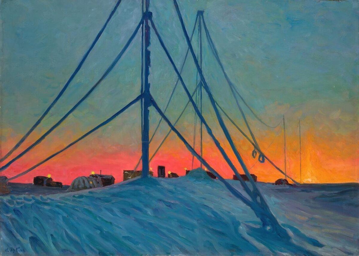 Выставка Арктика Полюс цвета в Третьяковской галерее, декабрь 2025.