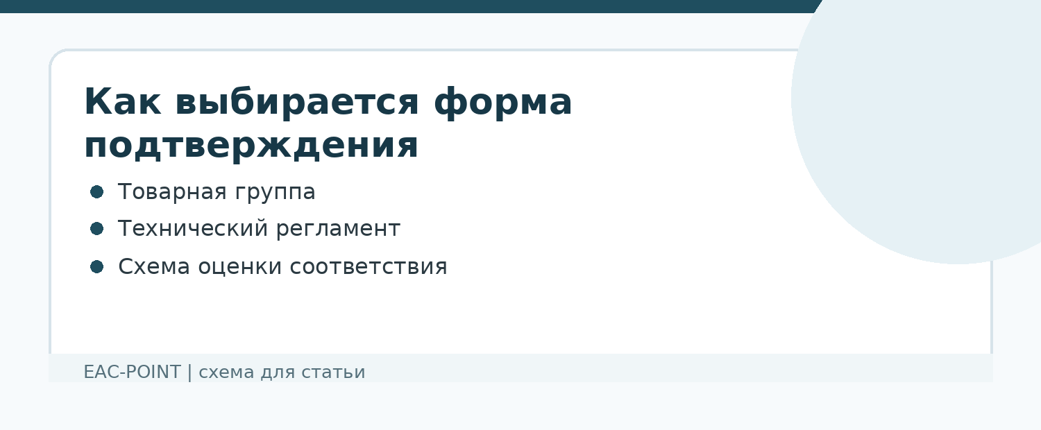 Когда нужен сертификат, а когда декларация