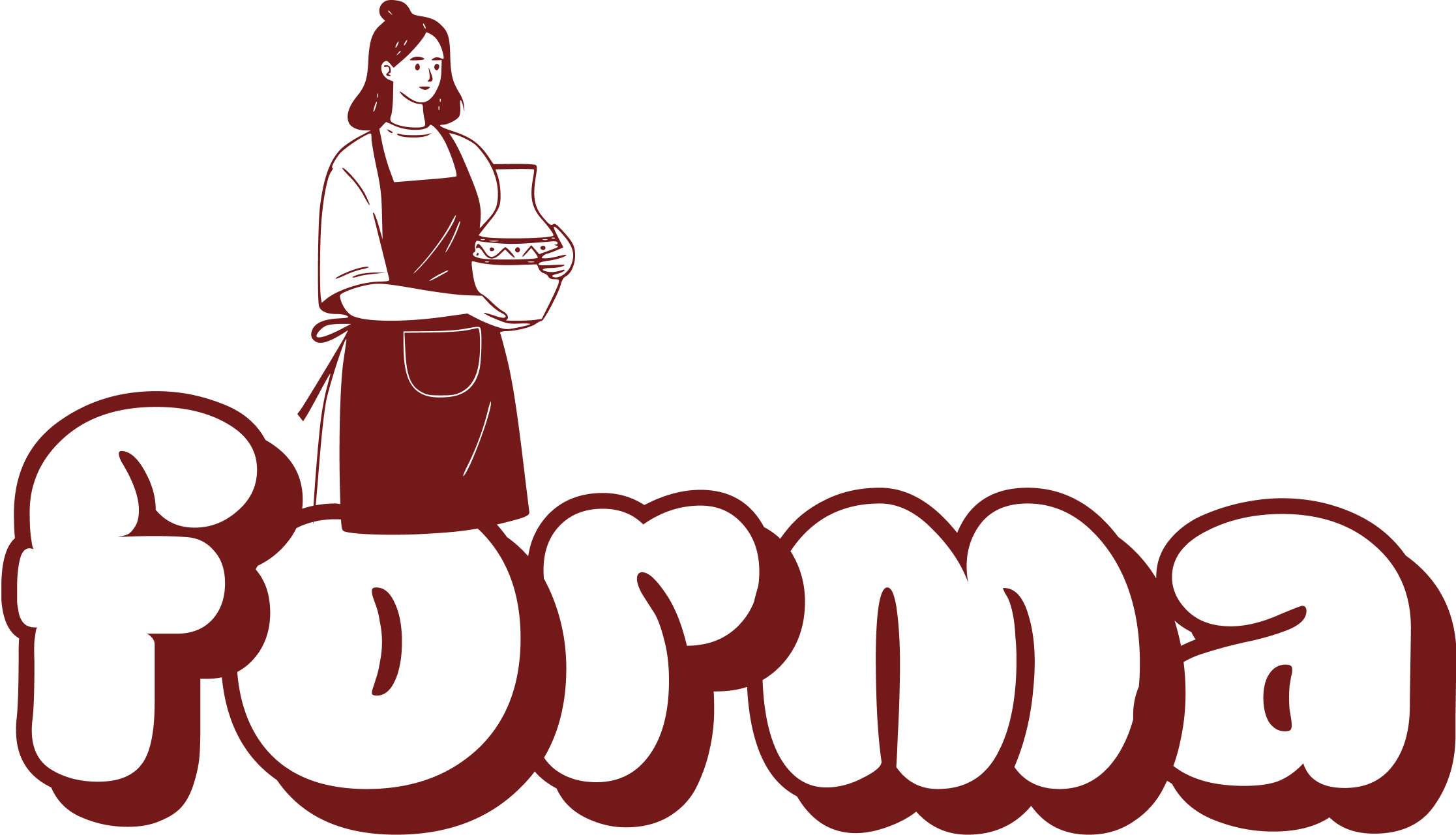 Логотип студии керамики FORMA, Москва