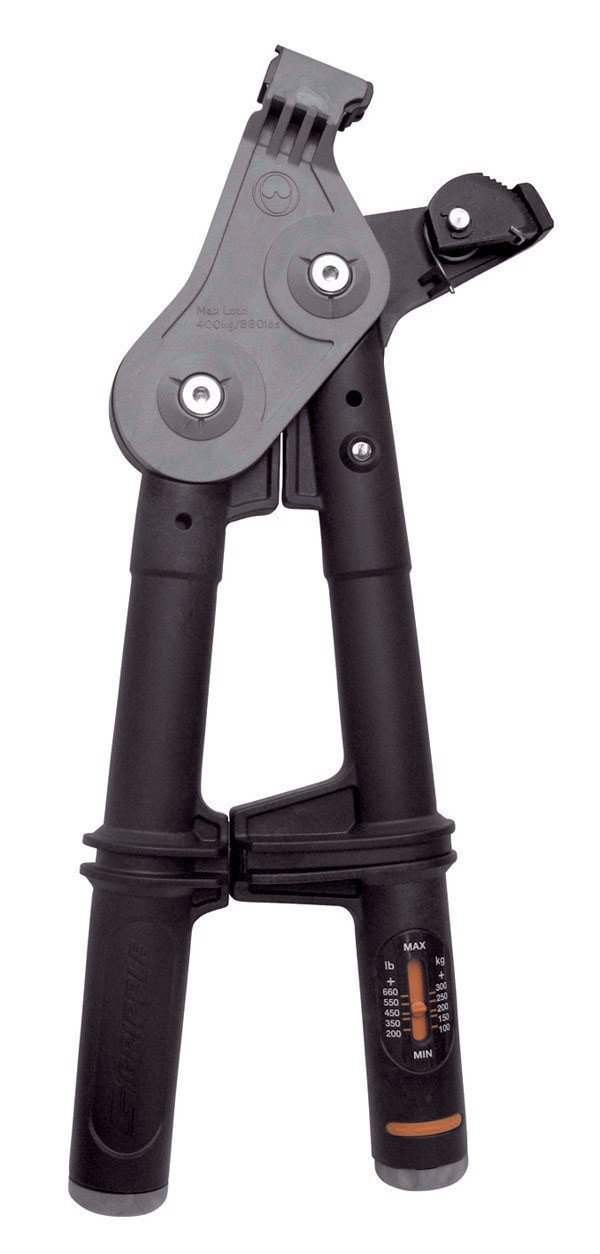 Tensioning tools and fasteners for wire fences.