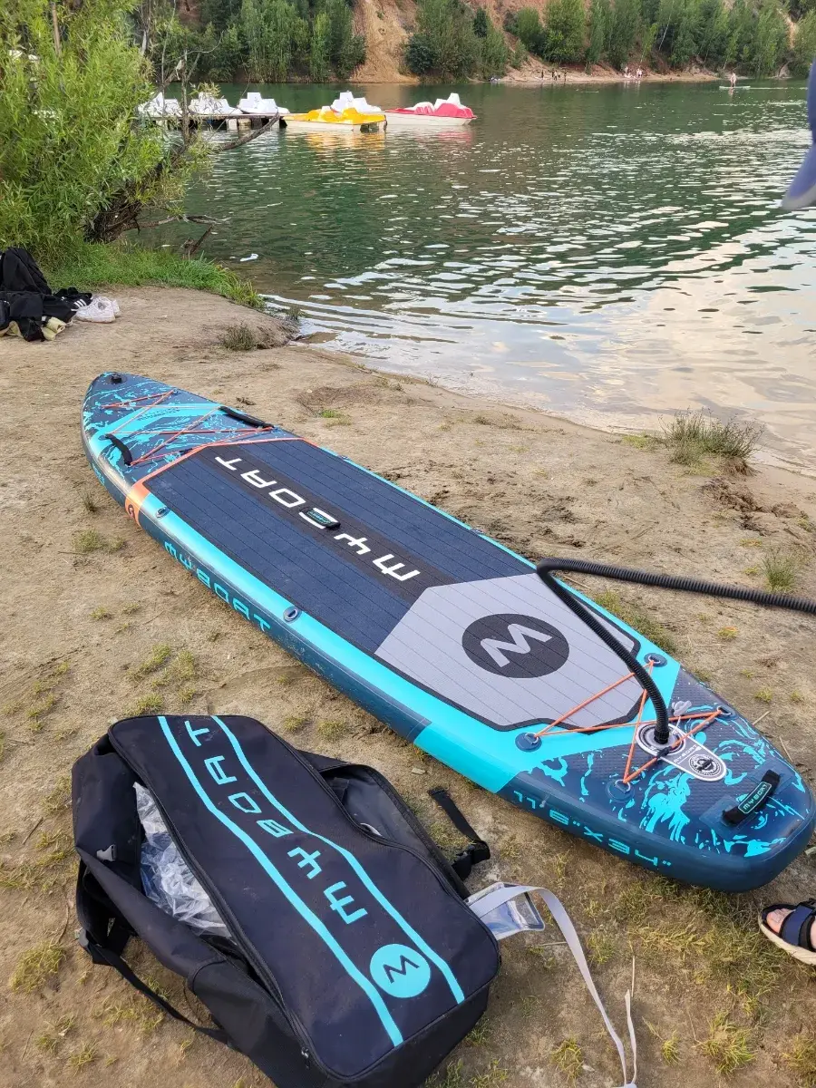 MyBoat 350 на берегу с комплектом