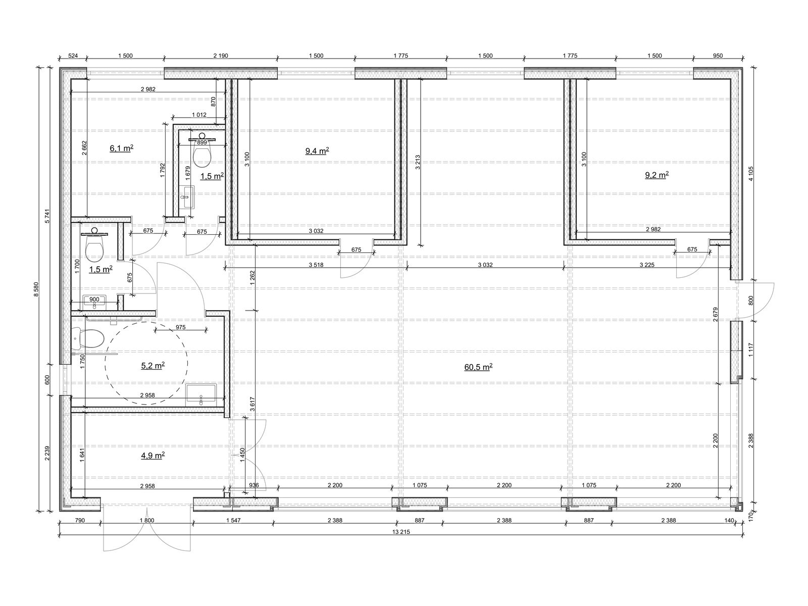 TETFLAT 115 — планировка