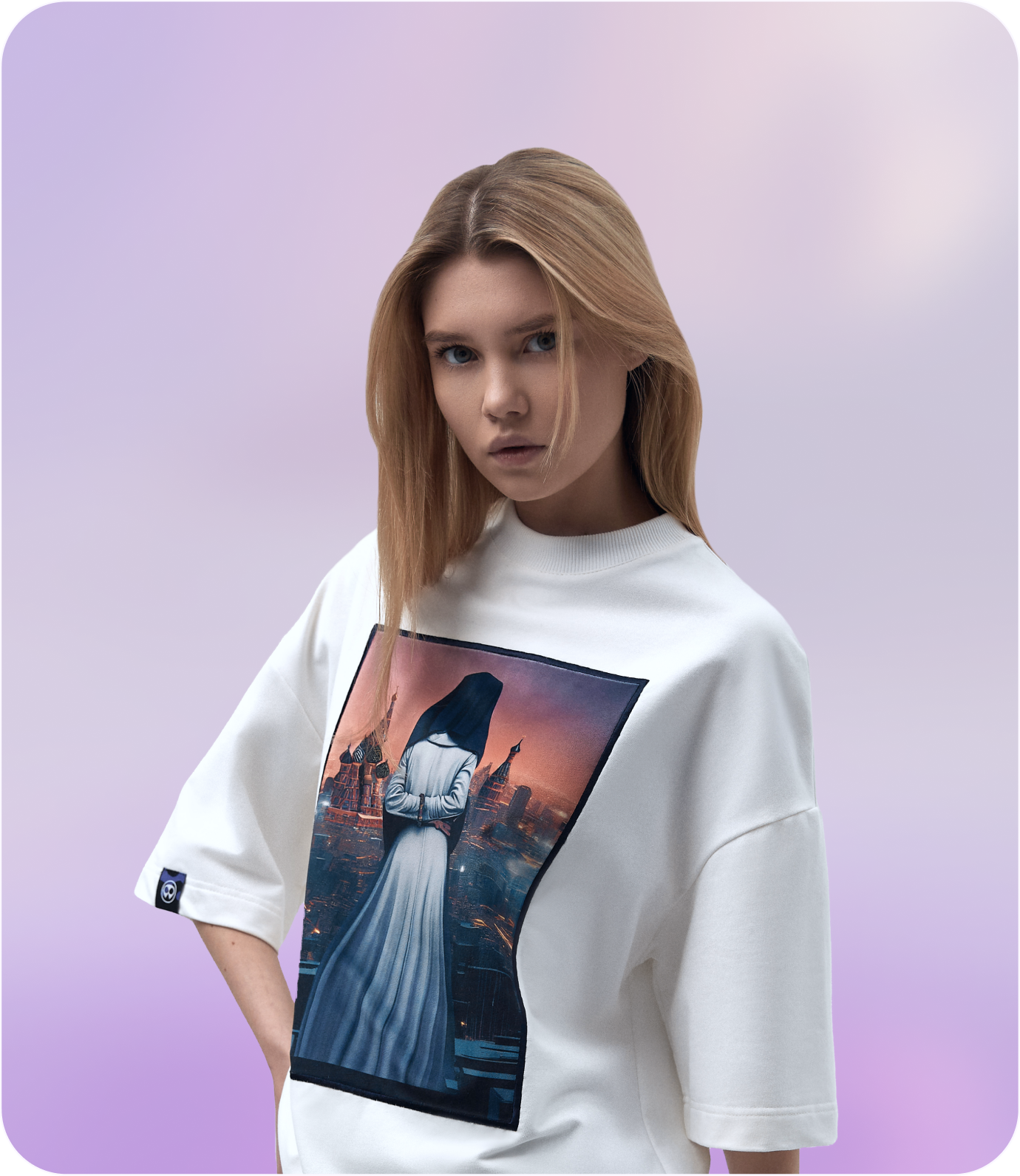 Каталог футболок, созданные с помощью нейросети с бархатным принтом