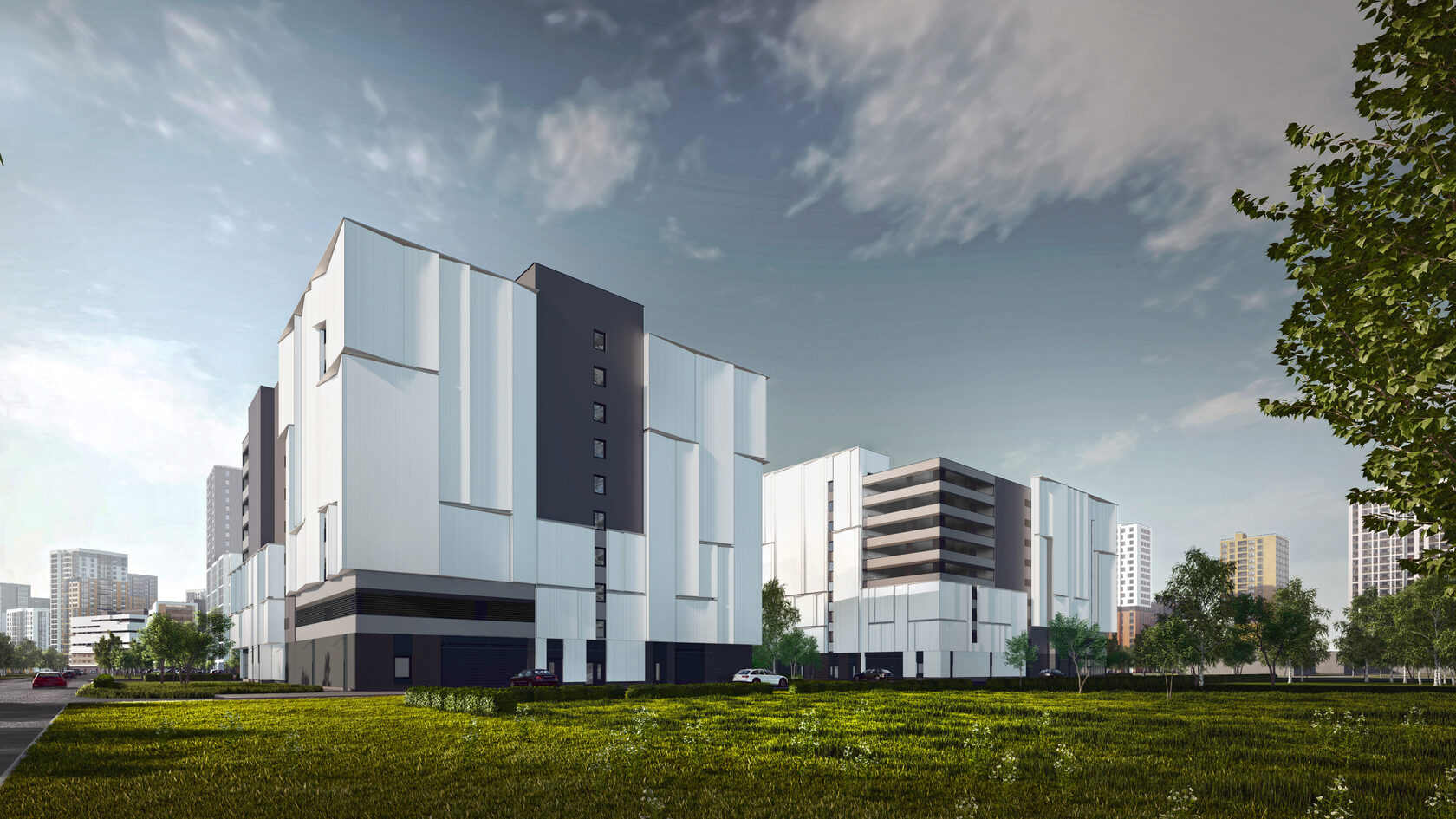 Parking in Novosaratovka plot 17-18