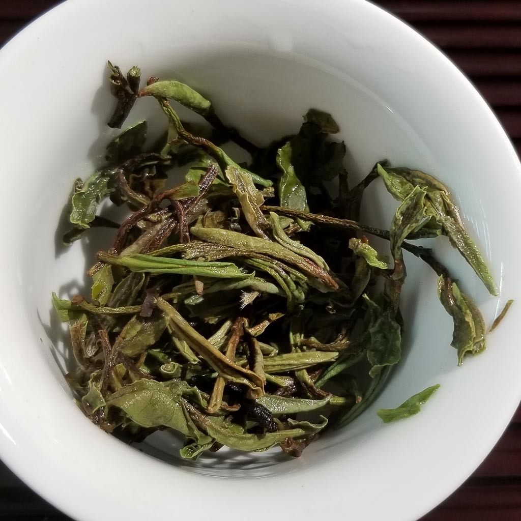 Blooming Leaves in a Glass Gaiwan