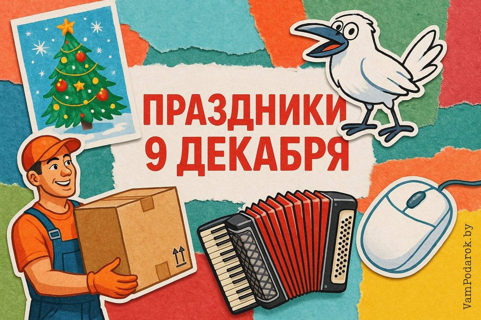 Праздники 9 декабря 2025 года – открытки и картинки