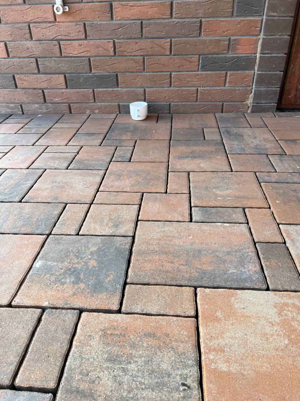 Тротуарная плитка прямоугольная различной ширины