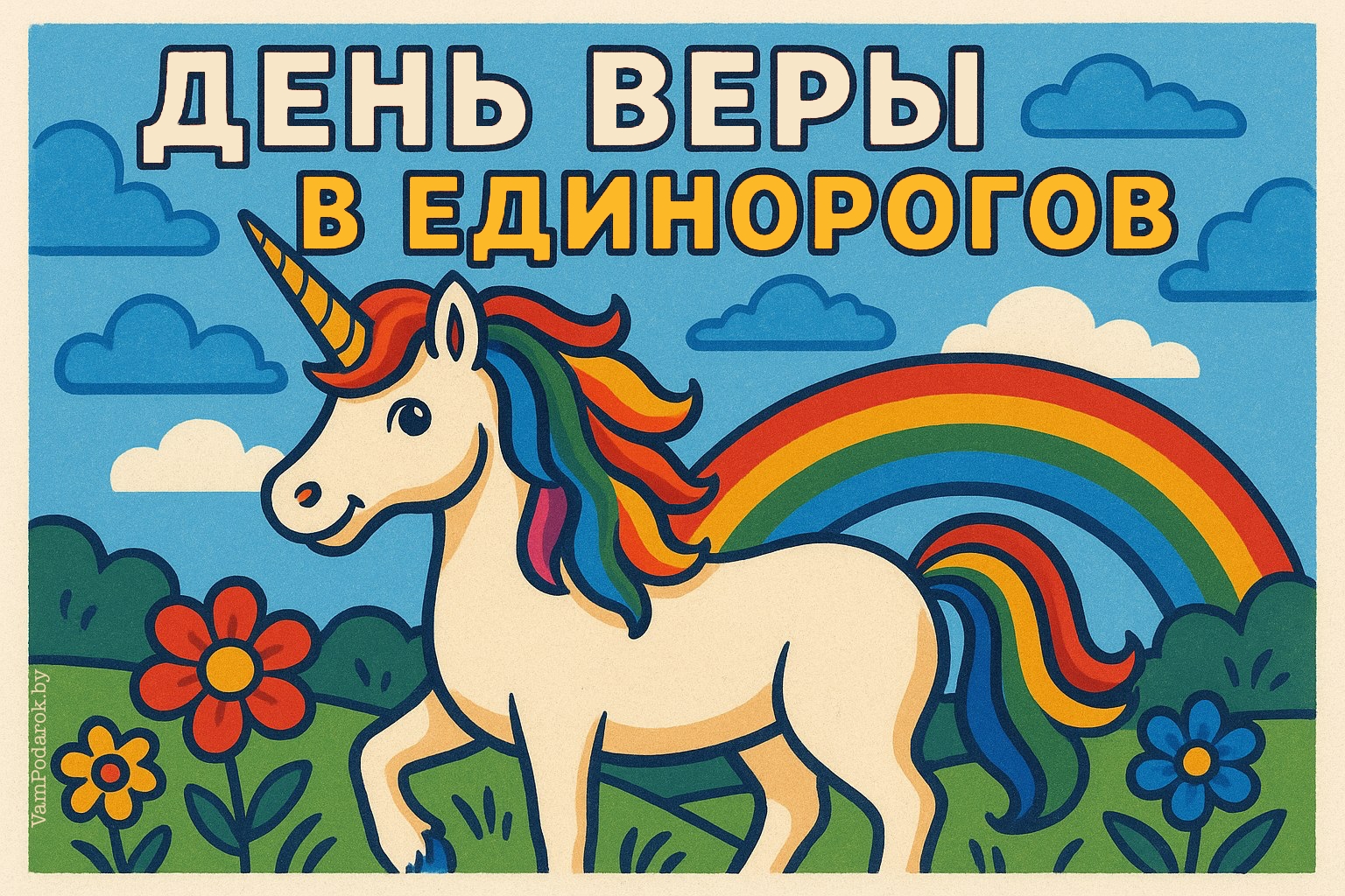 День веры в единорогов – картинка