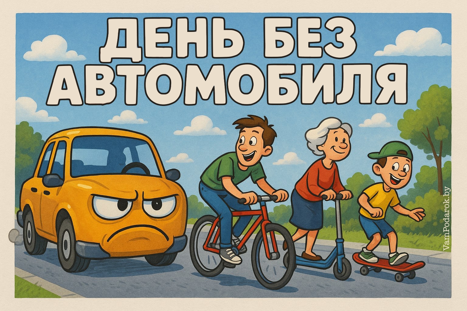 Всемирный день без автомобиля – картинка