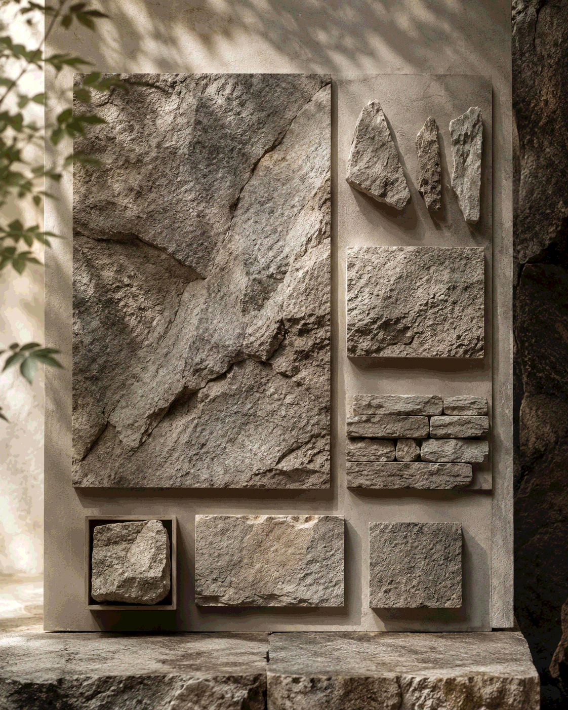Travertine surface detail