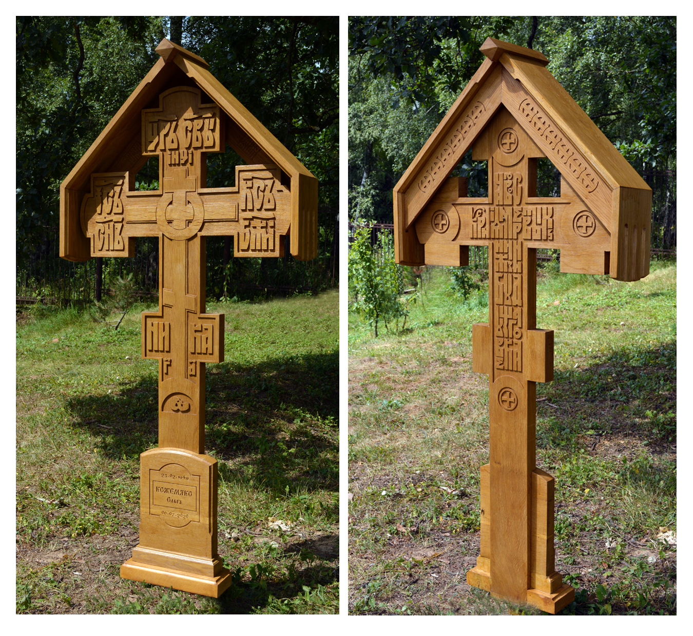 Надгробные кресты из дерева