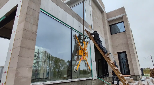 Монтаж стеклопакета